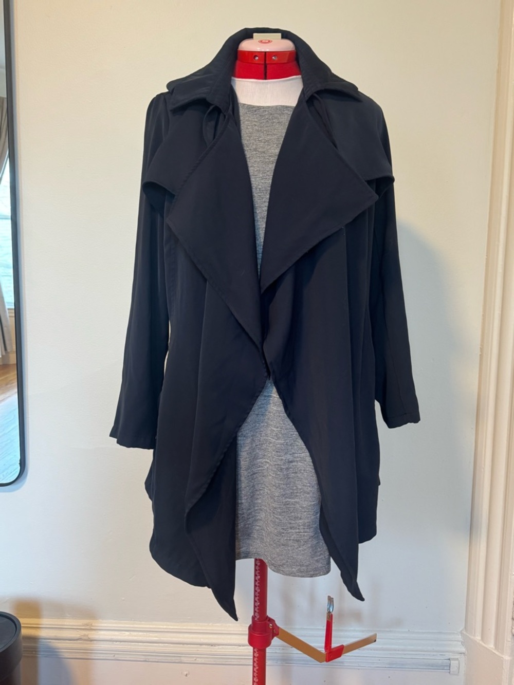 Zara Navy Trench-Style Jacket (M)